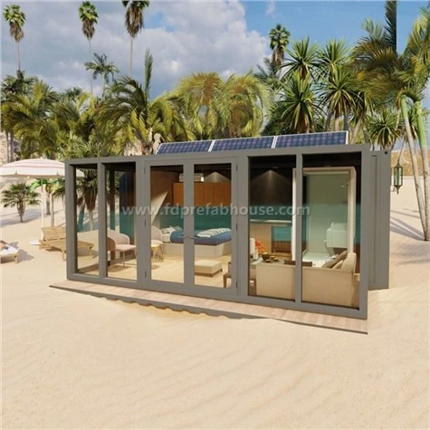 australia rumah kontainer prefab 40 kaki yang dapat diperluas dengan biaya rendah